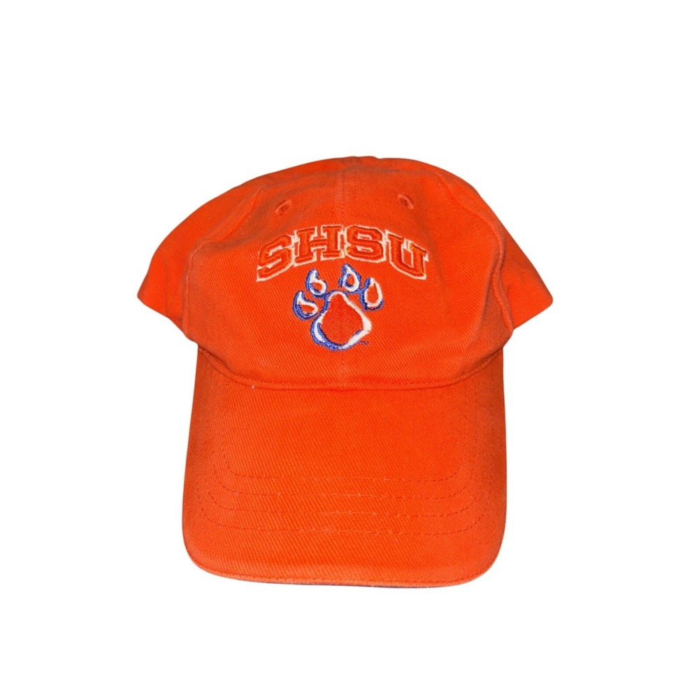 Sam Houston State University SHSU Bearkats Hat‎ Orange Red Oak Sportswear Cap
